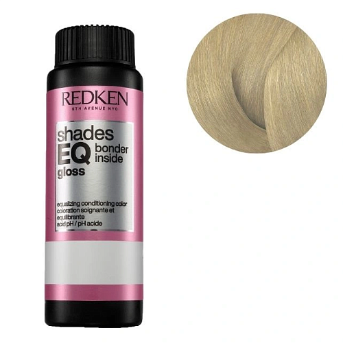 Краска-блеск без аммиака для тонирования и ухода - Redken Shades Eq Gloss Bonder Inside 09AG - Пепельный золотистый блонд